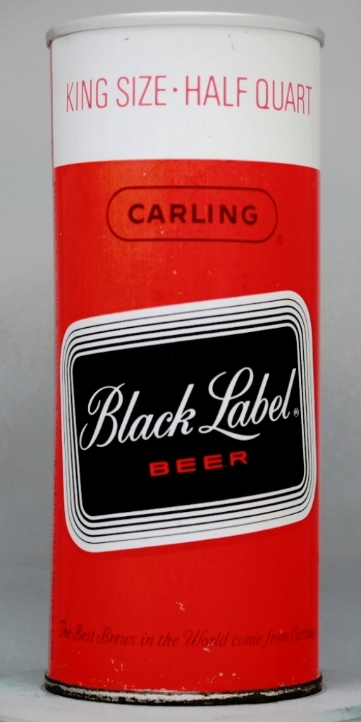 Black Label Beer 16 Oz Zip/Tab Top Can