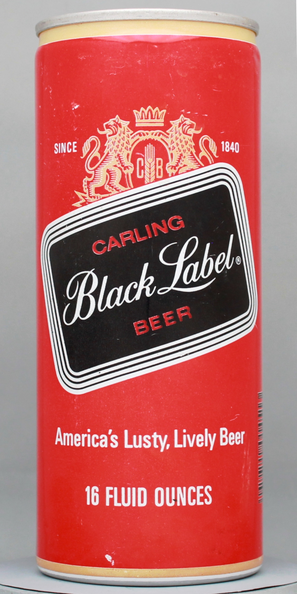 Black Label Beer 16 Oz Tab Top Can