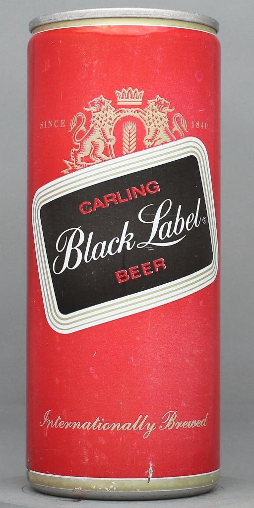 Black Label Beer 16 Oz Tab Top Can