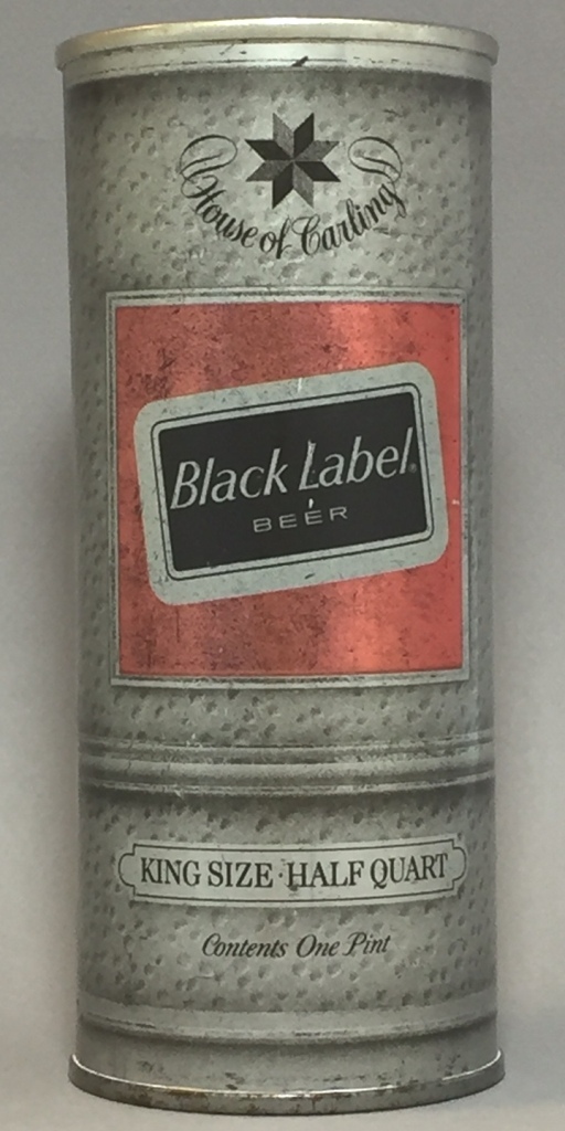 Black Label Beer 16 Oz Tab Top Can