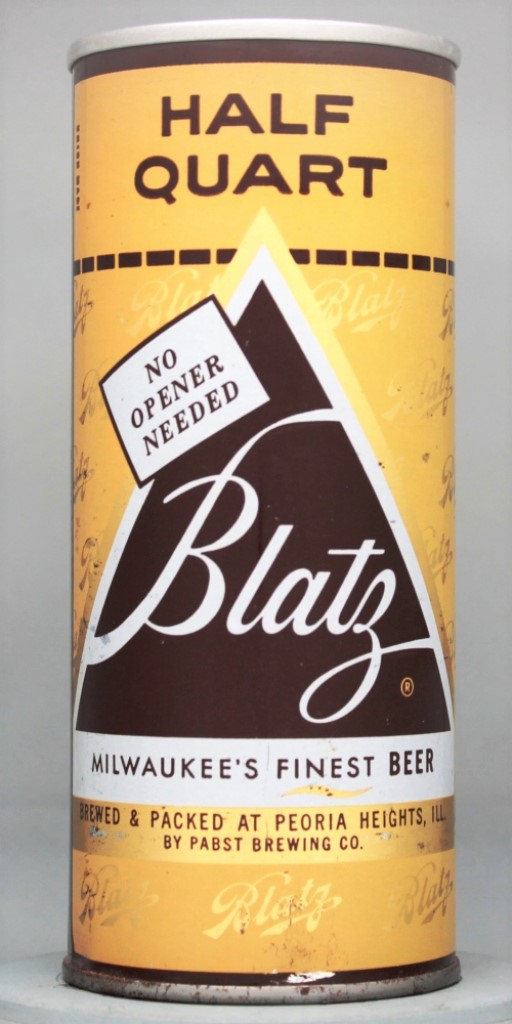 Blatz Milwaukee's Finest Beer 16 Oz Tab Top Can
