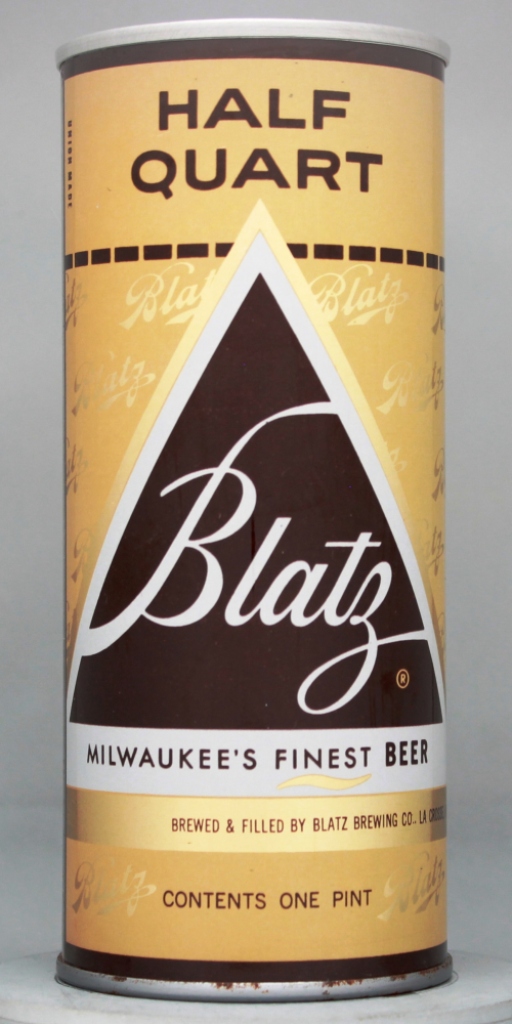 Blatz Milwaukee's Finest Beer 16 Oz Zip/Tab Top Can