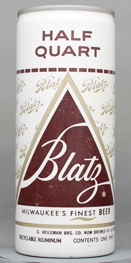 Blatz Milwaukee's Finest Beer 16 Oz Tab Top Can