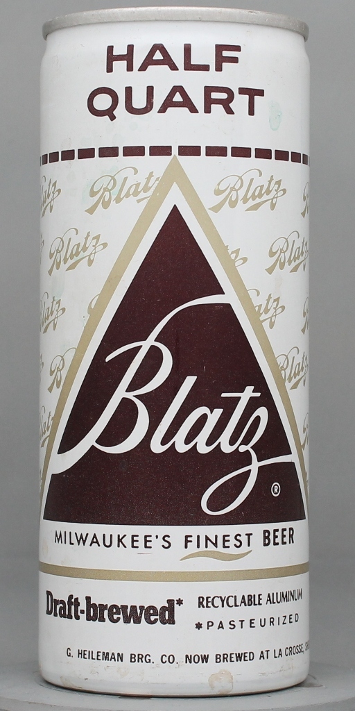 Blatz Milwaukee's Finest Draft-brewed Beer 16 Oz Tab Top Can