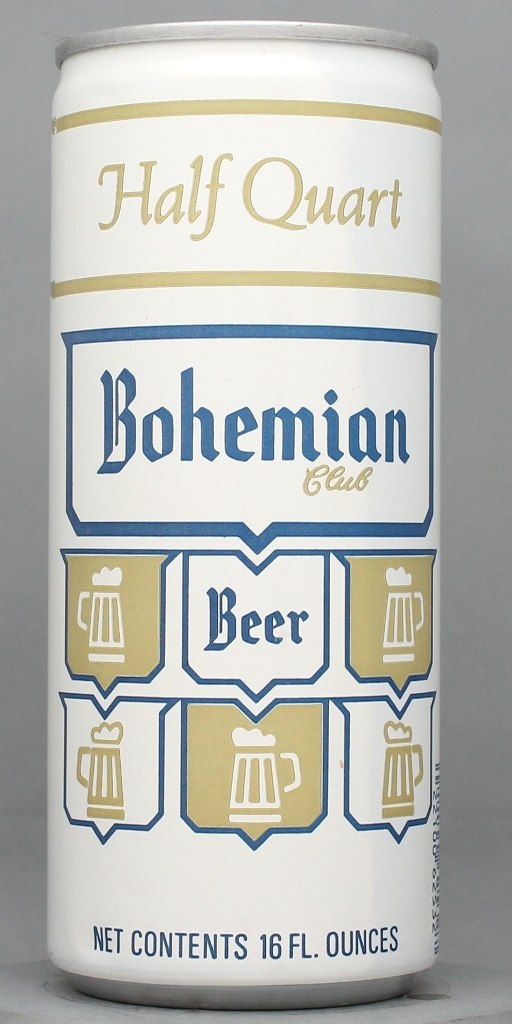Bohemian Club Beer 16 Oz Tab Top Can