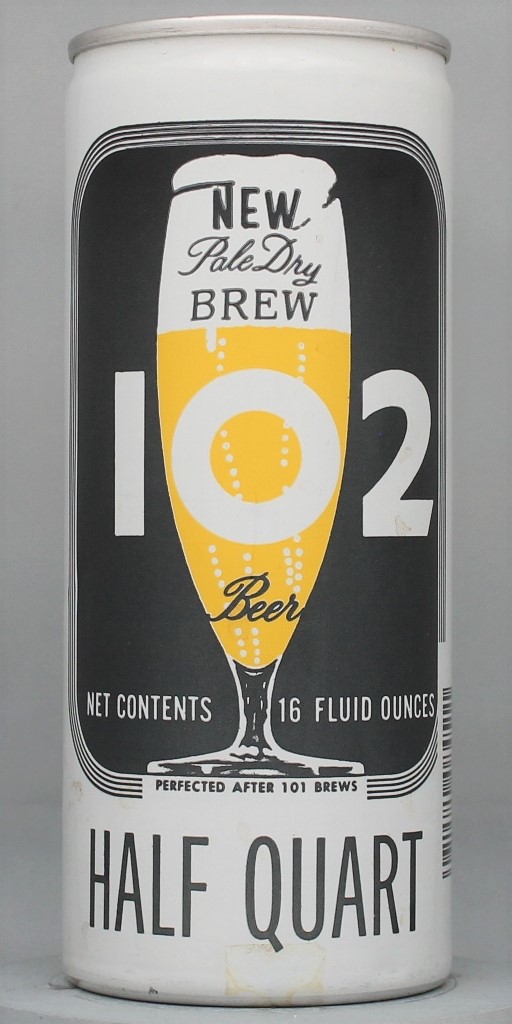 Brew 102 Pale Dry Beer 16 Oz Tab/Stay Top Can