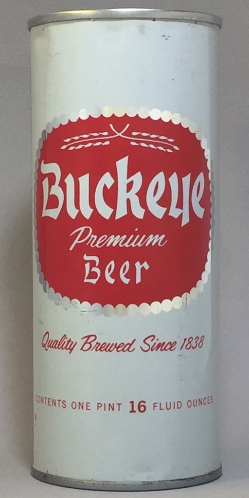 Buckeye Premium Beer 16 Oz Tab Top Can