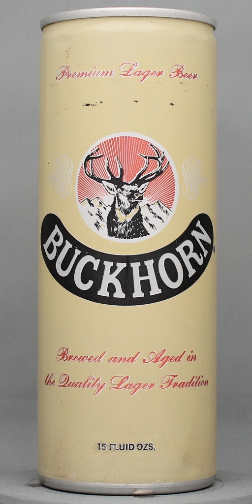 Buckhorn Beer 15 Oz Tab Top Can