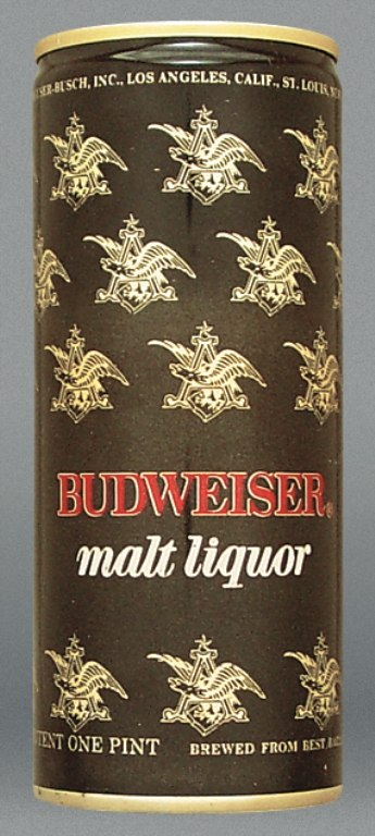 Busweiser Malt Liquor 16 Oz Tab Top Can