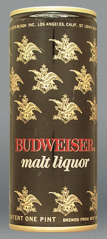 Budweiser Malt Liquor 16 Oz Tab Top Can