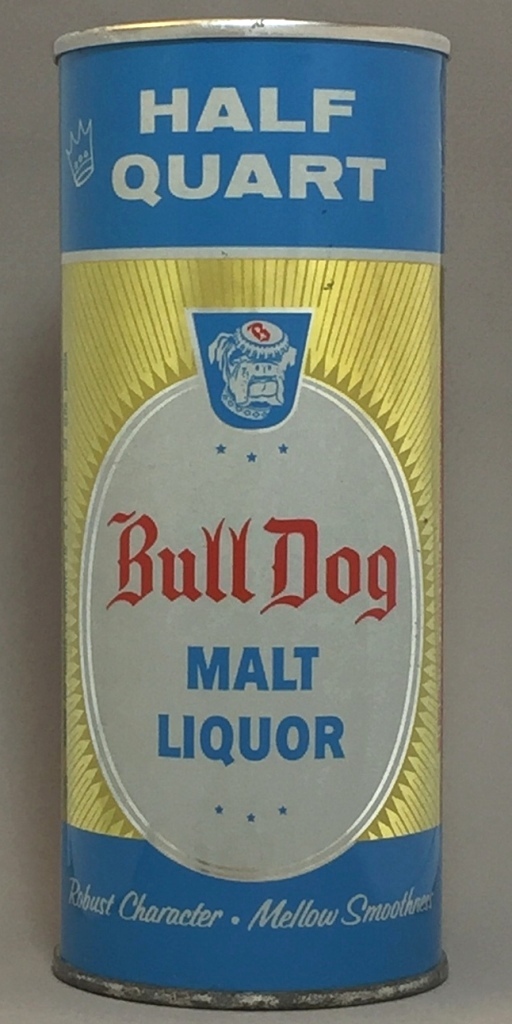 Bull Dog Malt Liquor 16 Oz Zip Top Can