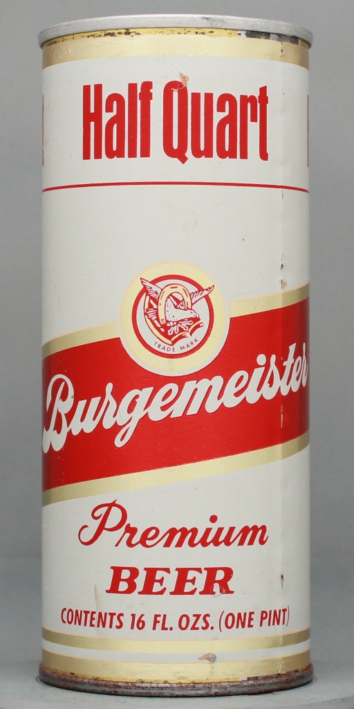 Burgemeister Premium Beer 16 Oz Tab Top Can