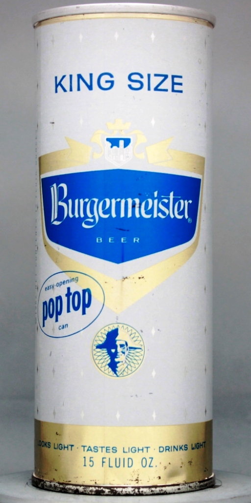 Burgermeister Beer 15 Oz Zip Top Can