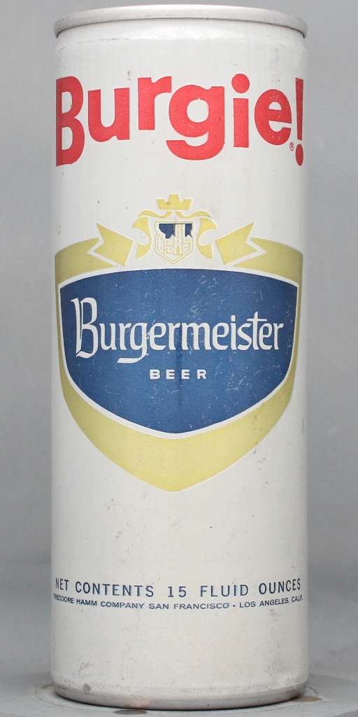Burgermeister - Burgie Beer 15 Oz Tab Top Can