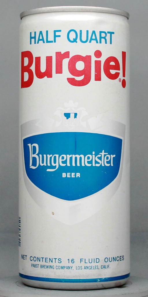 Burgermeister-burgie Beer 16 Oz Tab Top Can