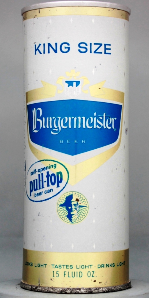 Burgermeister Beer 15 Oz Zip Top Can