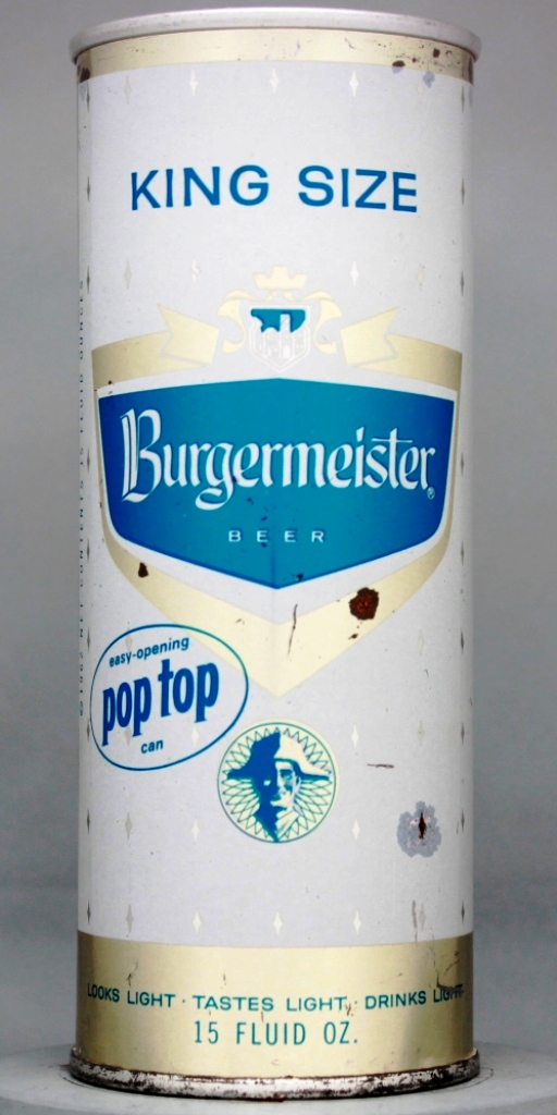 Burgermeister Beer 15 Oz Zip Top Can