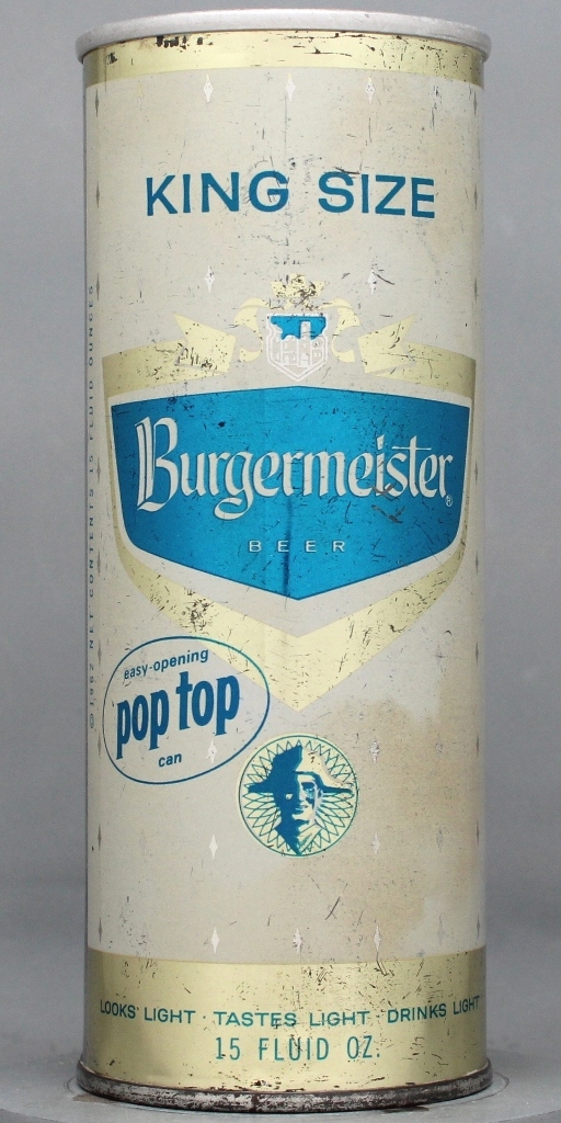 Burgermeister Beer 15 Oz Zip Top Can