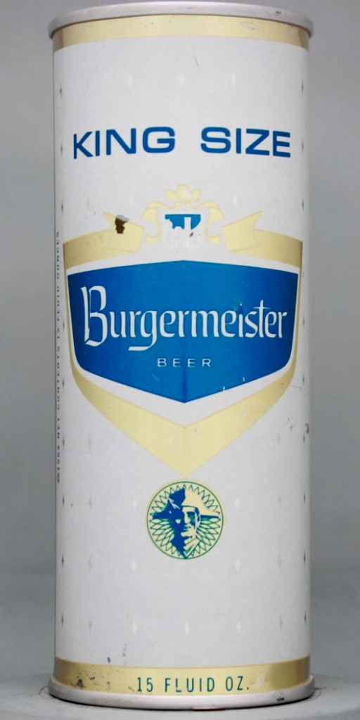 Burgermeister Beer 15 Oz Zip/Tab Top Can