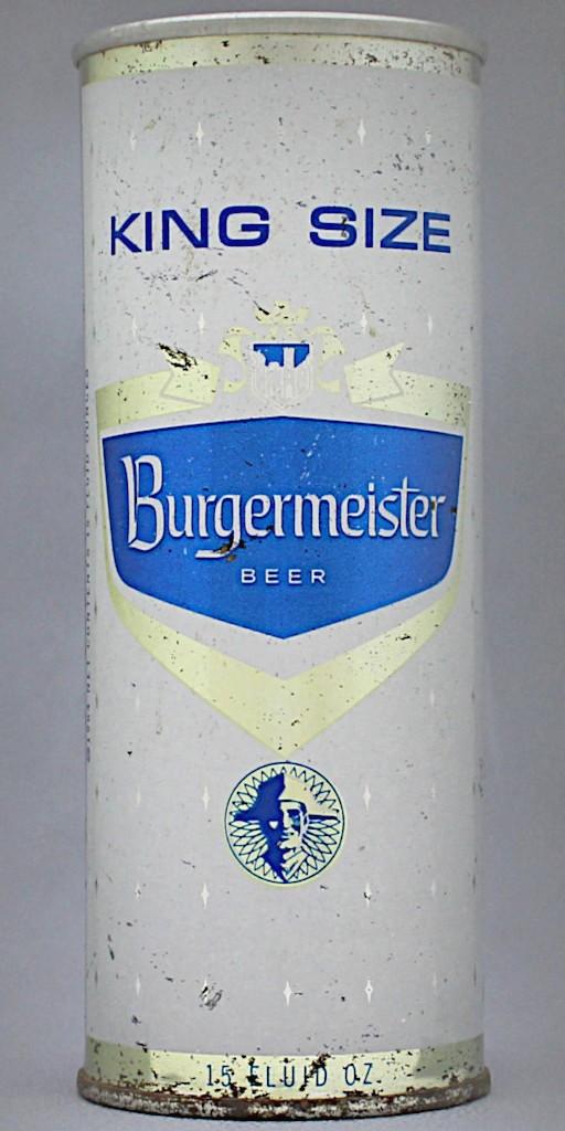 Burgermeister Beer 15 Oz Zip/Tab Top Can