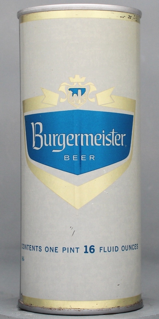 Burgermeister Beer 16 Oz Tab Top Can
