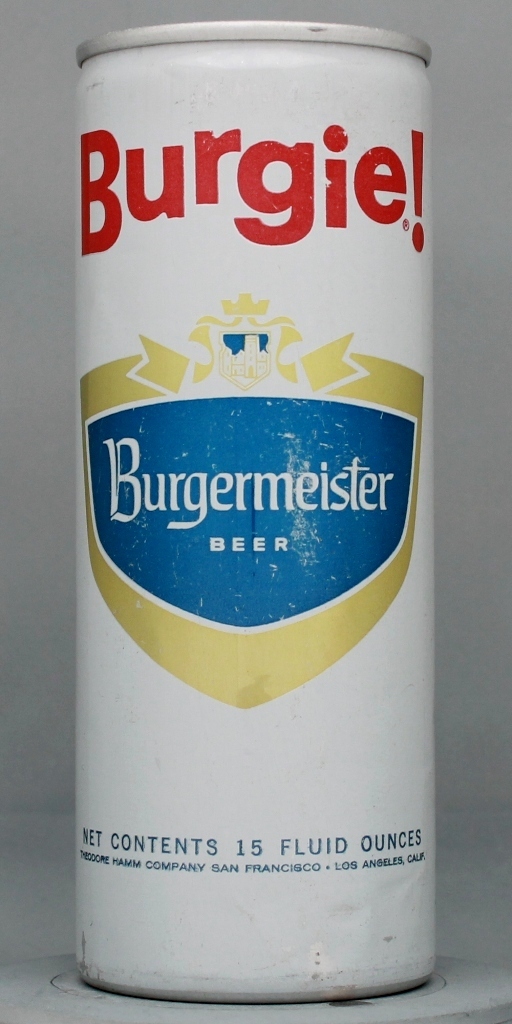 Burgermeister-burgie Beer 15 Oz Tab Top Can