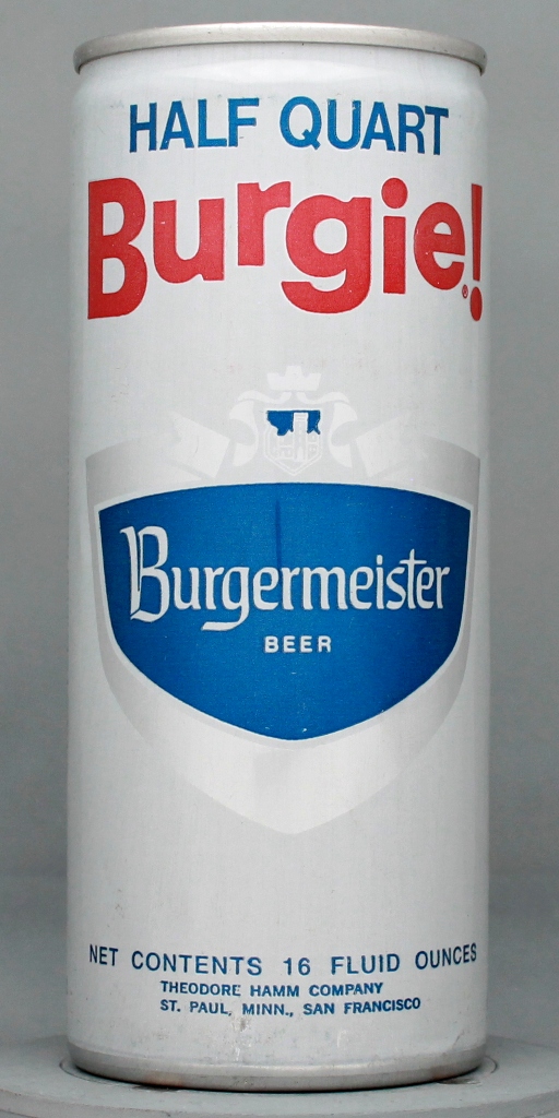 Burgermeister-burgie Beer 16 Oz Tab Top Can