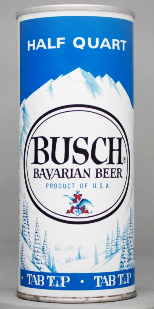Busch Bavarian Beer 16 Oz Zip Top Can