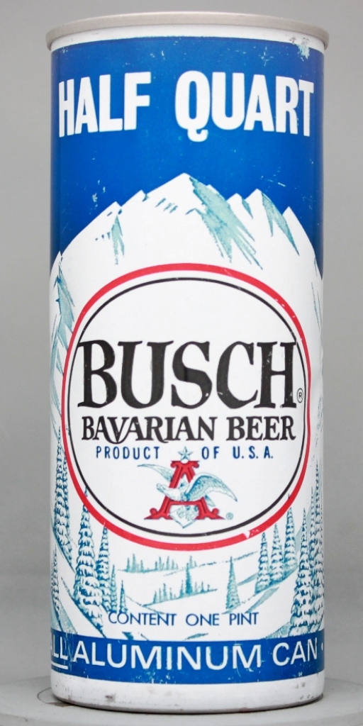 Busch Bavarian Beer 16 Oz Tab Top Can