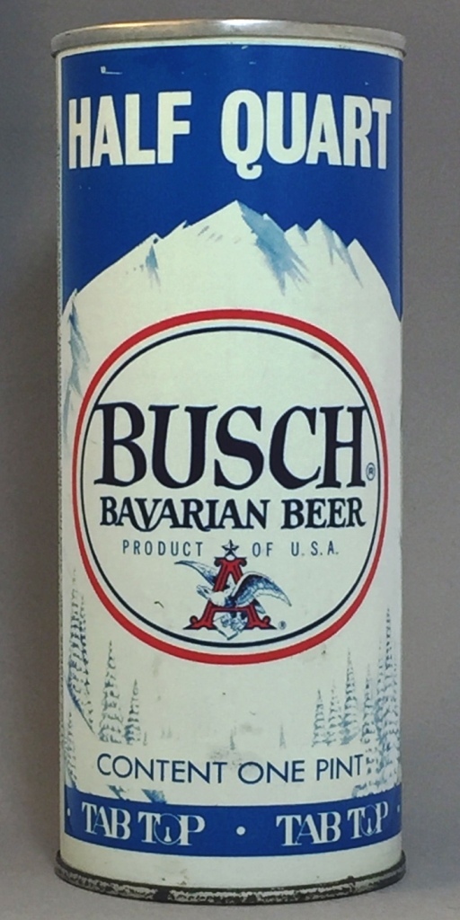 Busch Bavarian Beer 16 Oz Tab Top Can