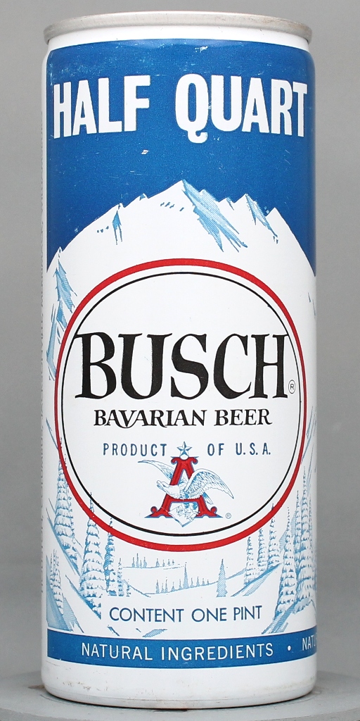 Busch Bavarian Beer 16 Oz Tab Top Can