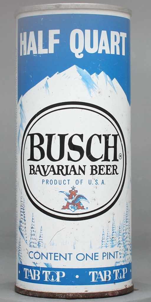 Busch Bavarian Beer 16 Oz Tab Top Can