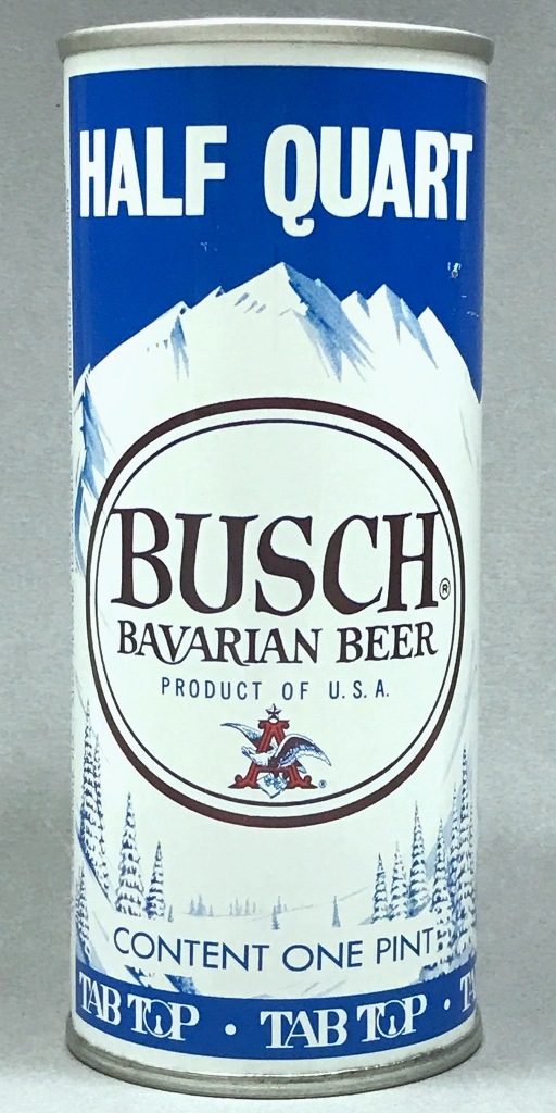 Busch Bavarian Beer 16 Oz Tab Top Can