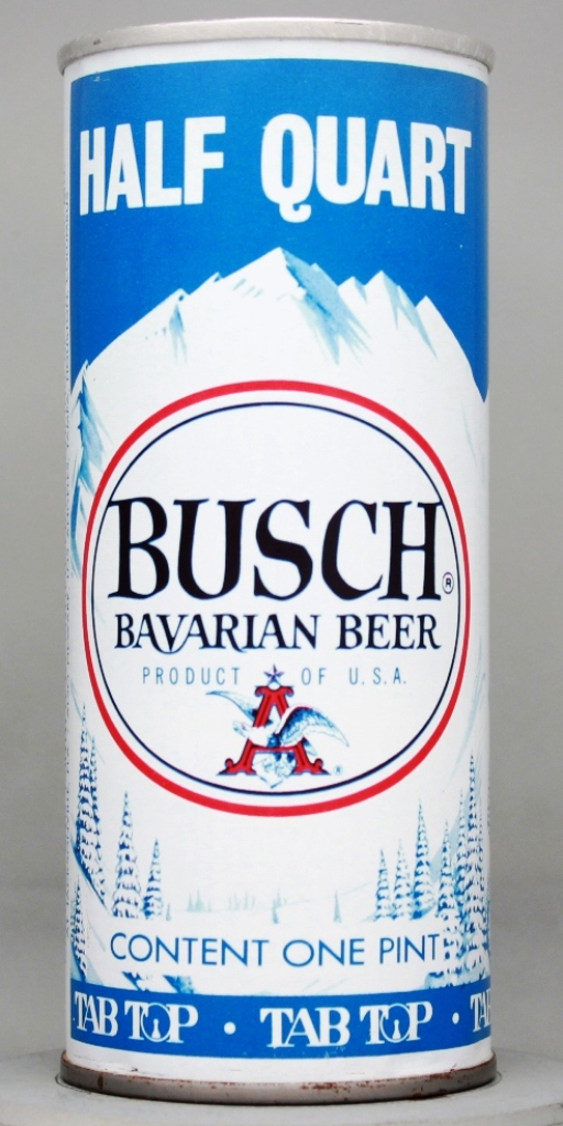 Busch Bavarian Beer 16 Oz Tab Top Can