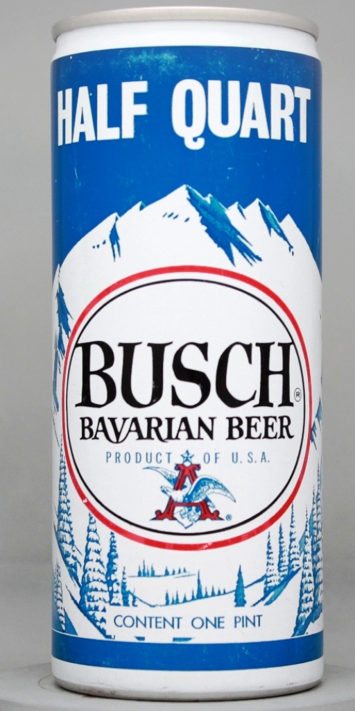 Busch Bavarian Beer 16 Oz Tab Top Can