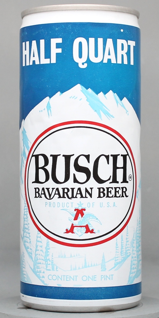 Busch Bavarian Beer 16 Oz Tab Top Can