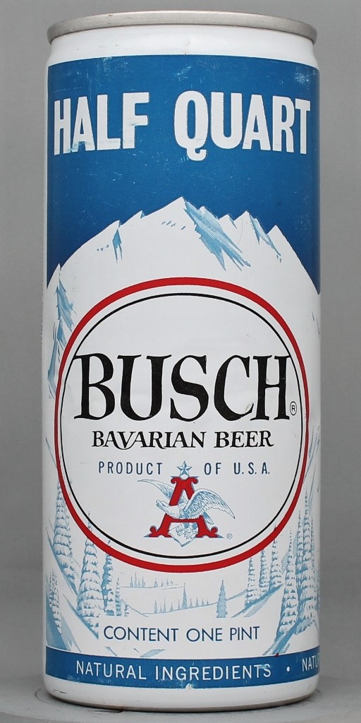 Busch Bavarian Beer 16 Oz Tab Top Can