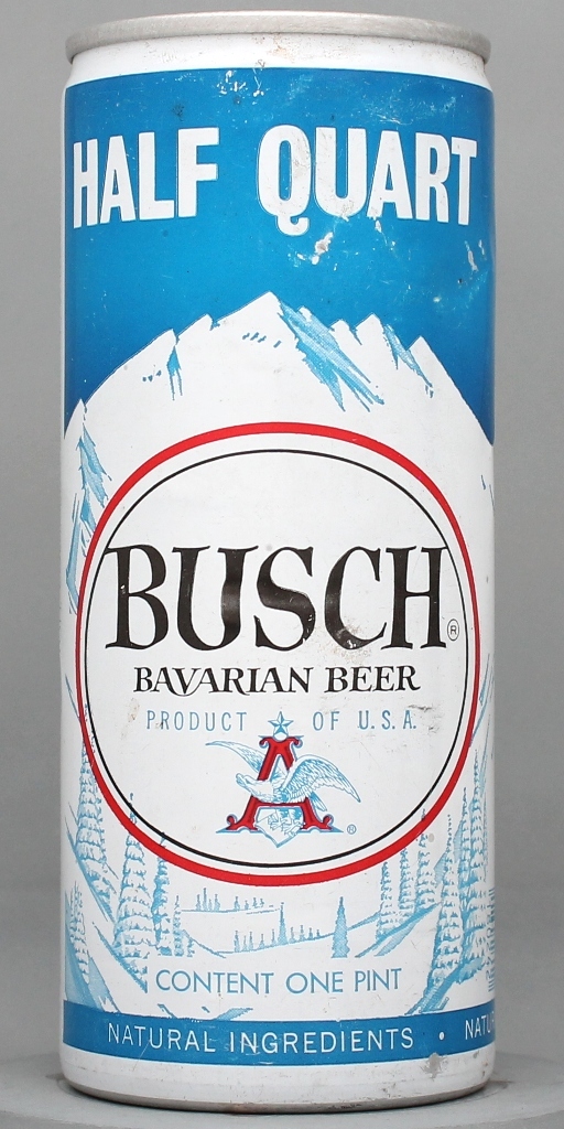 Busch Bavarian Beer 16 Oz Tab Top Can