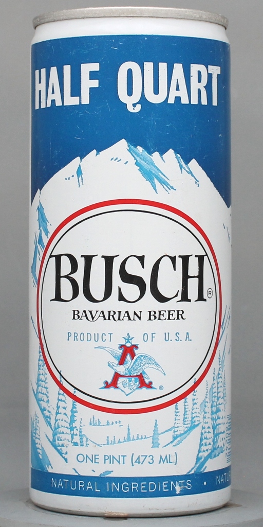 Busch Bavarian Beer 16 Oz Tab Top Can