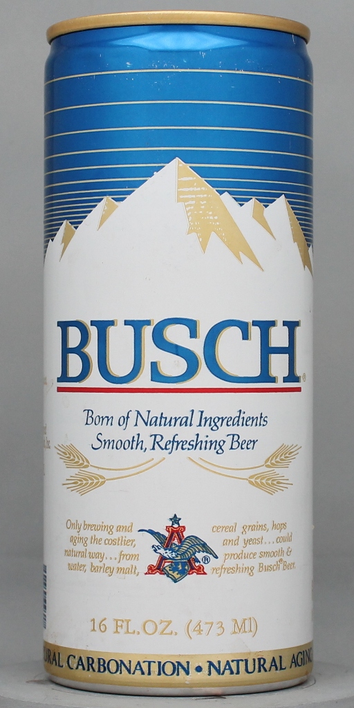 Busch Beer 16 Oz Tab Top Can