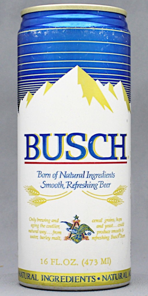 Busch Beer 16 Oz Tab Top Can