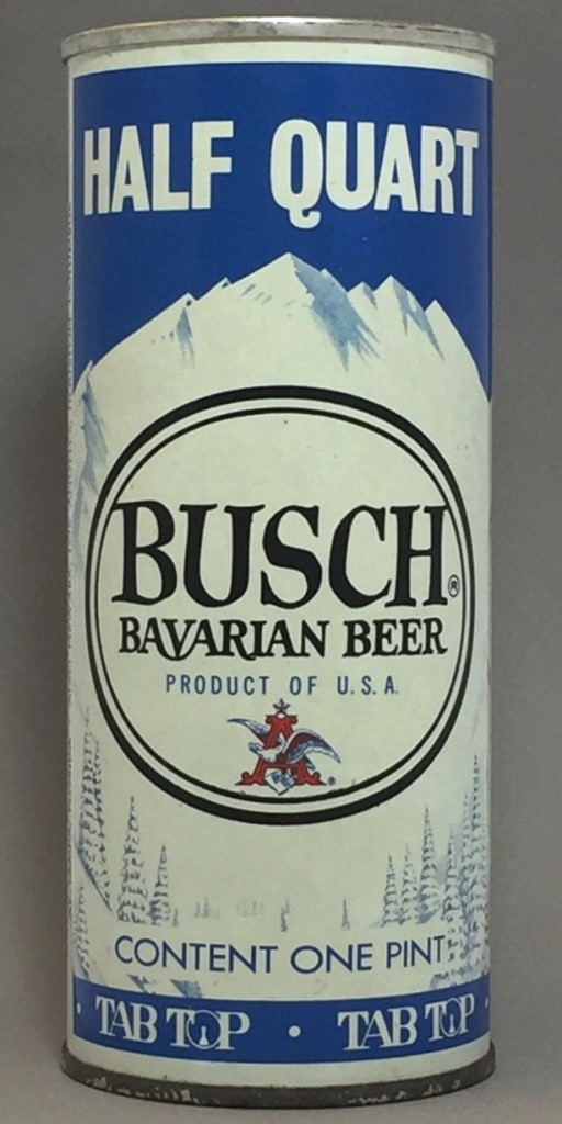 Busch Bavarian Beer 16 Oz Tab Top Can