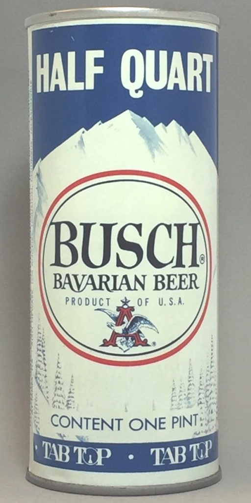 Busch Bavarian Beer 16 Oz Tab Top Can