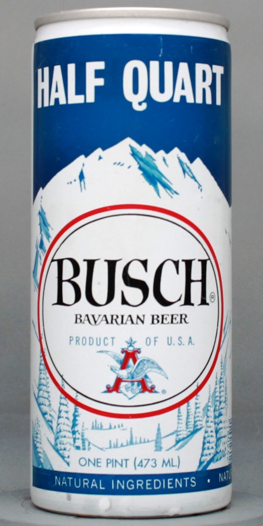 Busch Bavarian Beer 16 Oz Tab Top Can
