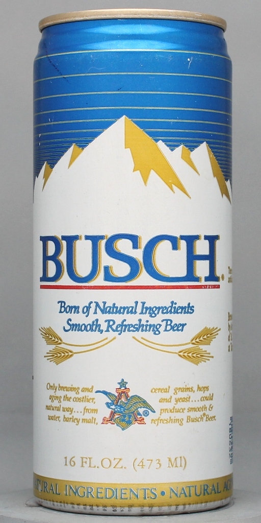 Busch Beer 16 Oz Tab Top Can