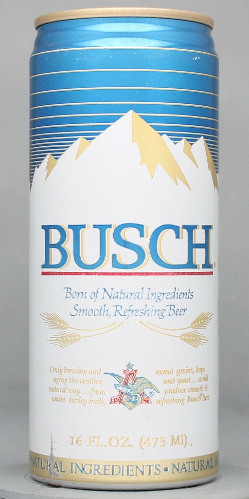Busch Beer 16 Oz Tab Top Can