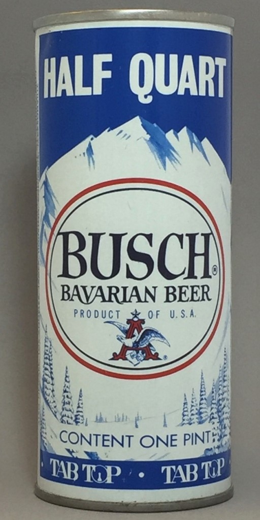 Busch Bavarian Beer 16 Oz Tab Top Can