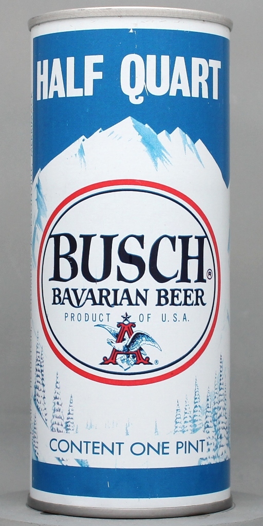 Busch Bavarian Beer 16 Oz Tab Top Can