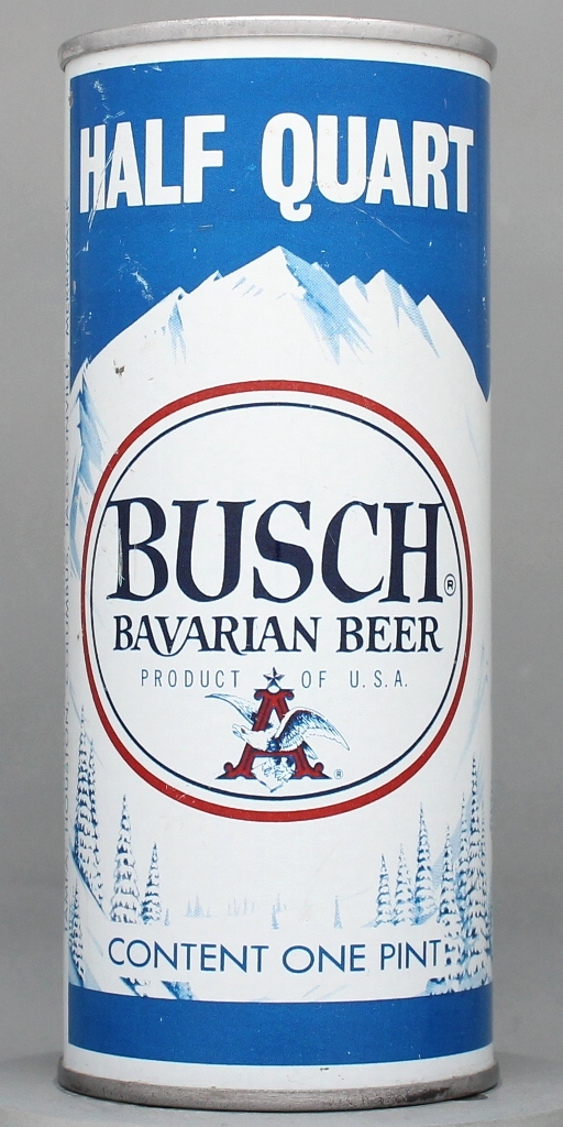Busch Bavarian Beer 16 Oz Tab Top Can