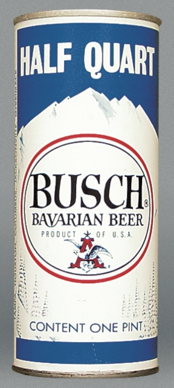Busch Bavarian Beer 16 Oz Tab Top Can